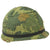 Original U.S. Vietnam M1 Ingersoll Helmet with Personalized USMC Camo Cover & Accessories Original Items