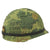 Original U.S. Vietnam M1 Ingersoll Helmet with Personalized USMC Camo Cover & Accessories Original Items