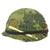 Original U.S. Vietnam M1 Ingersoll Helmet with Personalized USMC Camo Cover & Accessories Original Items