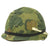 Original U.S. Vietnam M1 Ingersoll Helmet with Personalized USMC Camo Cover & Accessories Original Items