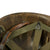 Original U.S. Vietnam M Helmet with USMC Camouflage Cover, Tobacco Pipe & Dummy Ammo Original Items