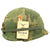 Original U.S. Vietnam M1 Ingersoll Helmet with Westinghouse Liner, USMC Camo Cover & Accessories Original Items