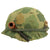 Original U.S. Vietnam M1 Ingersoll Helmet with Westinghouse Liner, USMC Camo Cover & Accessories Original Items