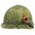 Original U.S. Vietnam M1 Ingersoll Helmet with Westinghouse Liner, USMC Camo Cover & Accessories Original Items