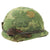 Original U.S. Vietnam M1 Ingersoll Helmet with Personalized USMC Camo Cover - Hue City 1968 Original Items