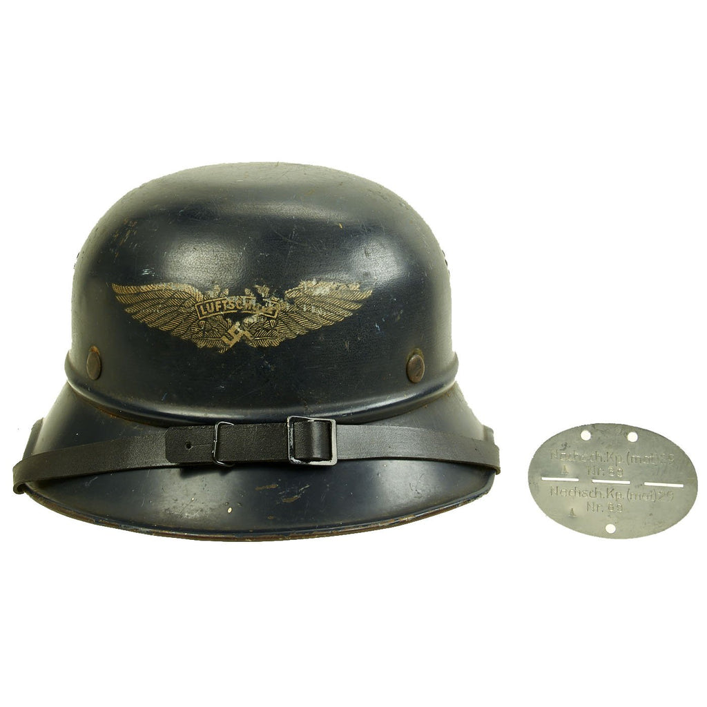 Original German WWII M38 Luftschutz Beaded Gladiator Air Defense