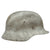 Original German WWII M40 Eastern Front Battlefield Dug Shot Through Helmet Shell - Size 64 Original Items
