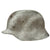 Original German WWII M40 Eastern Front Battlefield Dug Shot Through Helmet Shell - Size 64 Original Items