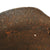 Original German WWII M40 Eastern Front Battlefield Dug Shot Through Helmet Shell - Size 64 Original Items