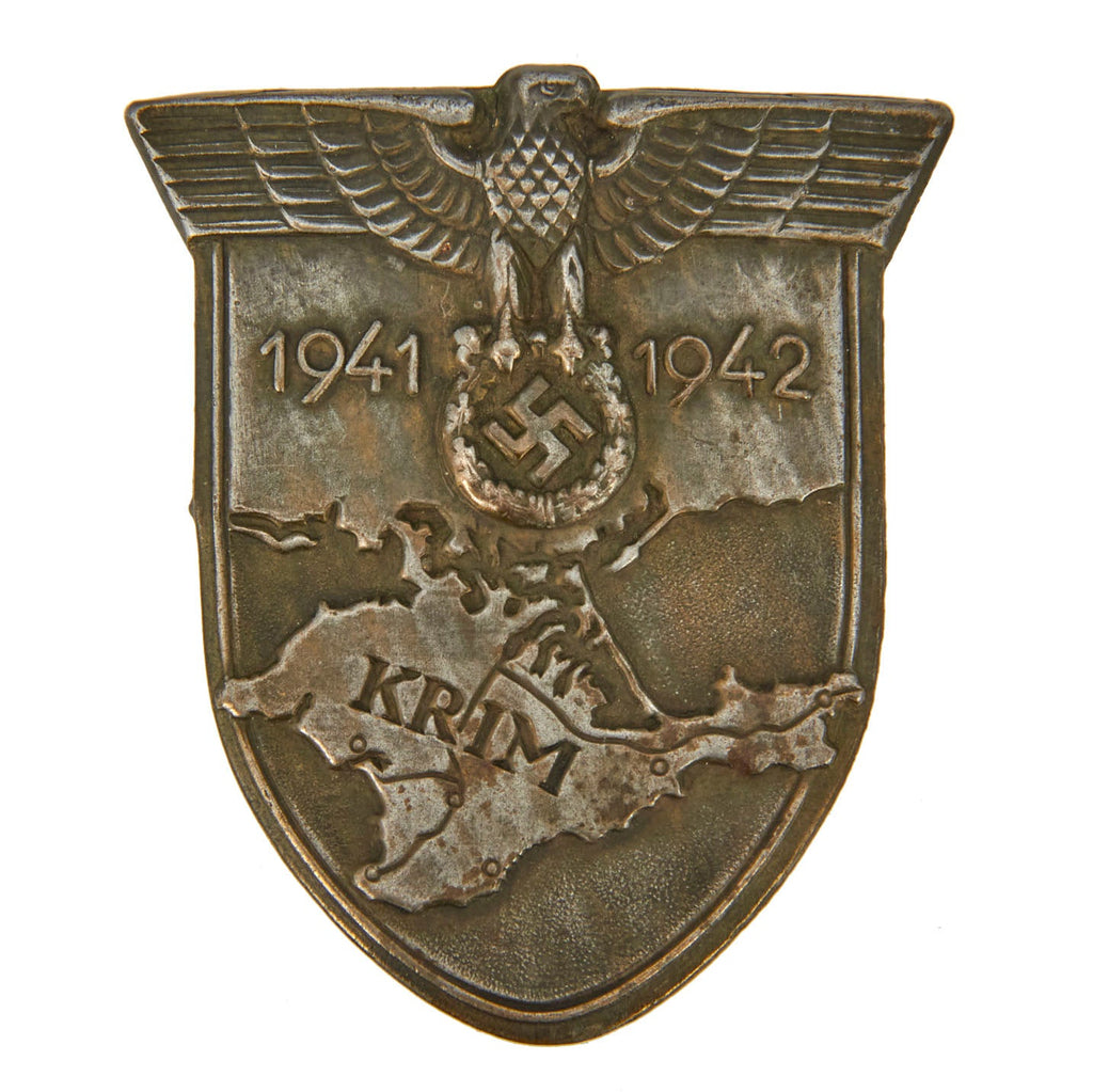 Original German WWII Crimea Krim Shield Decoration - Krimschild Original Items