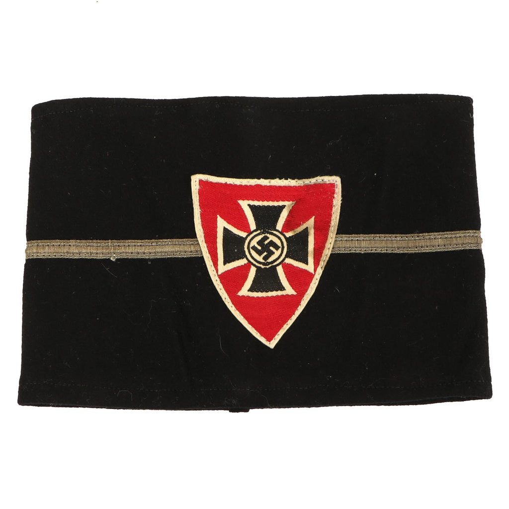 Original German WWII National Socialist State Veteran's Association Officer's Armband - NSRKB Original Items