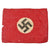 Original German WWII USGI Bring Back Partial Fringed Funeral Sash and Small NSDAP Party Flag Original Items