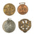 Original German WWI & WWII Medal & Insignia Grouping with 1914 EKII & Mother's Cross - 11 Items Original Items