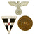 Original German WWII Medal and Insignia Lot - 13 Items Original Items