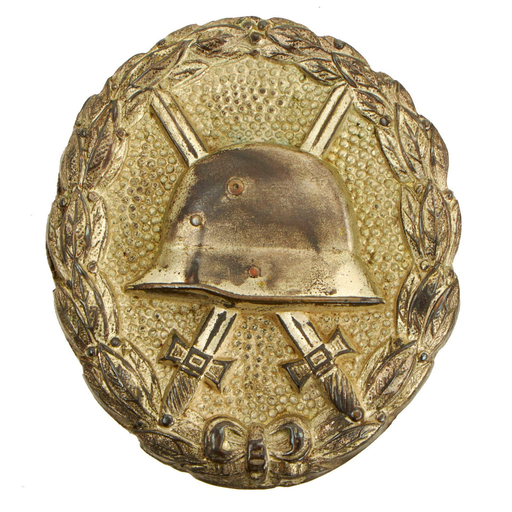 Original Imperial German WWI Hollow Back Silver Wound Badge - Verwundetenabzeichen in Silber Original Items