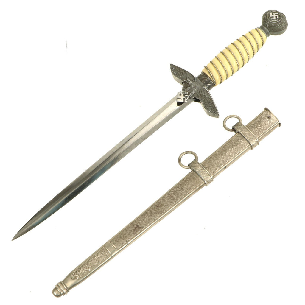 Original WWII German 2nd Model Luftwaffe Dagger by E. & F. Hörster with Scabbard Original Items