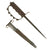 Original U.S. WWI M1917 Trench Knife by American Cutlery Co with Aged Replica Scabbard Original Items