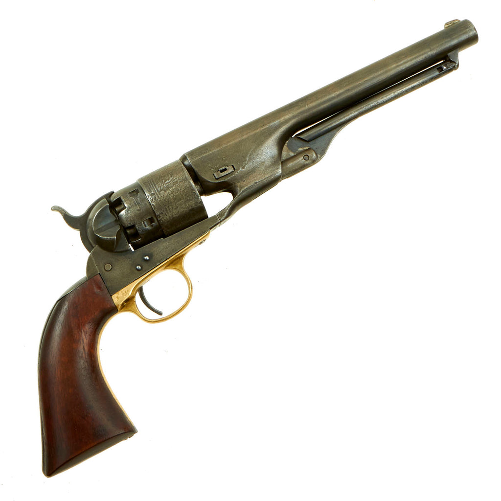Original U.S. Civil War Colt Model 1860 Army .44cal Percussion Revolver with Cylinder Scene made in 1862 - Serial 75453 Original Items