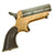Original U.S. Sharps Model 1A .22 Rimfire 4 Barrel Brass Frame Pepperbox Pistol - Serial 14670 Original Items
