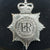 Original Set of 2 British Police Bobby Helmets - Cumbria Constabulary & Dorset Police - Formerly Part the  Tower of London Yeoman Warder’s Club Collection Original Items