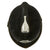 Original British Comb Top West Mercia Constabulary Bobby Helmet - Formerly Part the Yeoman Warders Club Collection Original Items