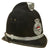 Original British Comb Top West Mercia Constabulary Bobby Helmet - Formerly Part the Yeoman Warders Club Collection Original Items