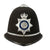 Original British Rose Top Bobby Helmet from the West Midlands Police in size 59cm - Formerly Part the Tower of London Yeoman Warders Club Collection Original Items