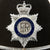 Original British Rose Top Bobby Helmet from the West Midlands Police in size 59cm - Formerly Part the Tower of London Yeoman Warders Club Collection Original Items