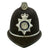 Original British Comb Top Queen's Crown Bobby Helmet from the Suffolk Constabulary - Size 57 - Formerly Part the Tower of London Yeoman Warders Club Collection Original Items