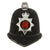 Original British “Comb Top” Essex Police Bobby Helmet - Formerly Part the Yeoman Warder’s Club Collection Tower of London Original Items