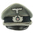 Original German WWII Army Heer Officer Visor Cap by Kassel Original Items