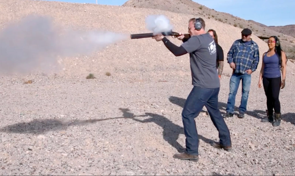 Watch Alex on History Channel Pawn Stars fire a 1780 Nock Volley Gun