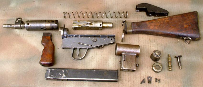 British Sten MK 5 Parts Set: WW2 Original Items