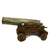 Original Imperial Russian 18th Century 12-Pounder Demi Culverin Bronze Cannon with Oak Naval Carriage Original Items