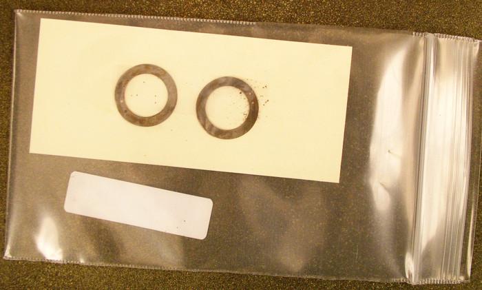 British Vickers Headspace Washer Set: No. 2 Original Items