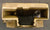 Vickers Feed Block Body, All Brass, Stripped Original Items
