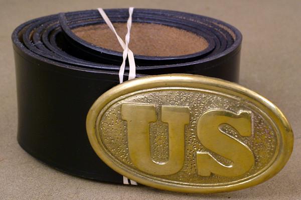 U.S. Civil War Pistol Belt: Marked US (The North) New Made Items