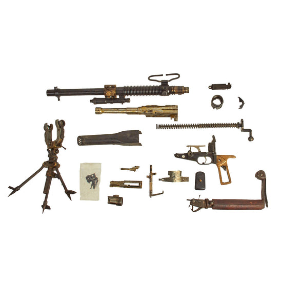 Original British WWI .303 cal Hotchkiss Portable Machine Gun Mk I Parts Set Original Items