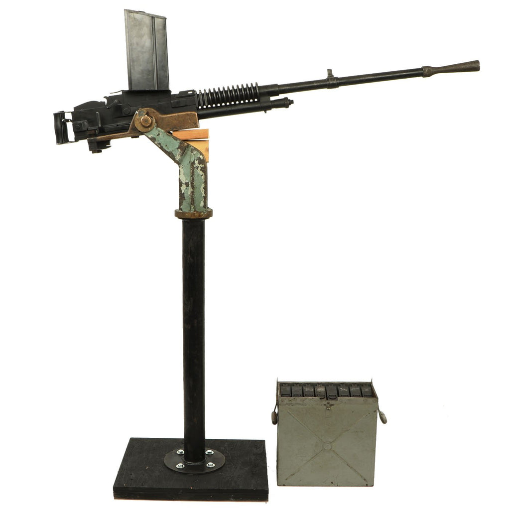 Original Japanese type 13.2mm Hotchkiss WWII Anti-Aircraft Display