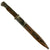 Original German WWII Mauser 98k Bayonet with Scabbard - Wooden Grips - Grade 2 Original Items
