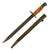 Original British P-1943 MkII* India Pattern SMLE Bayonet with Scabbard Original Items