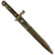 Original Turkish Model 1939 Mauser Bayonet with Reinforced Muzzle Ring for M1 Garand Rifle Original Items