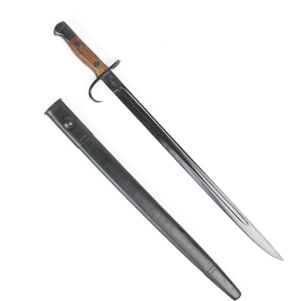 British WWI Enfield SMLE P-1907 Hook Quillon Bayonet and Scabbard New Made Items