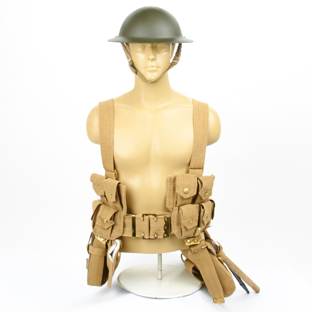 british gear British WWI Pattern 1908 Complete Webbing Equipment Set – International Military Antiques