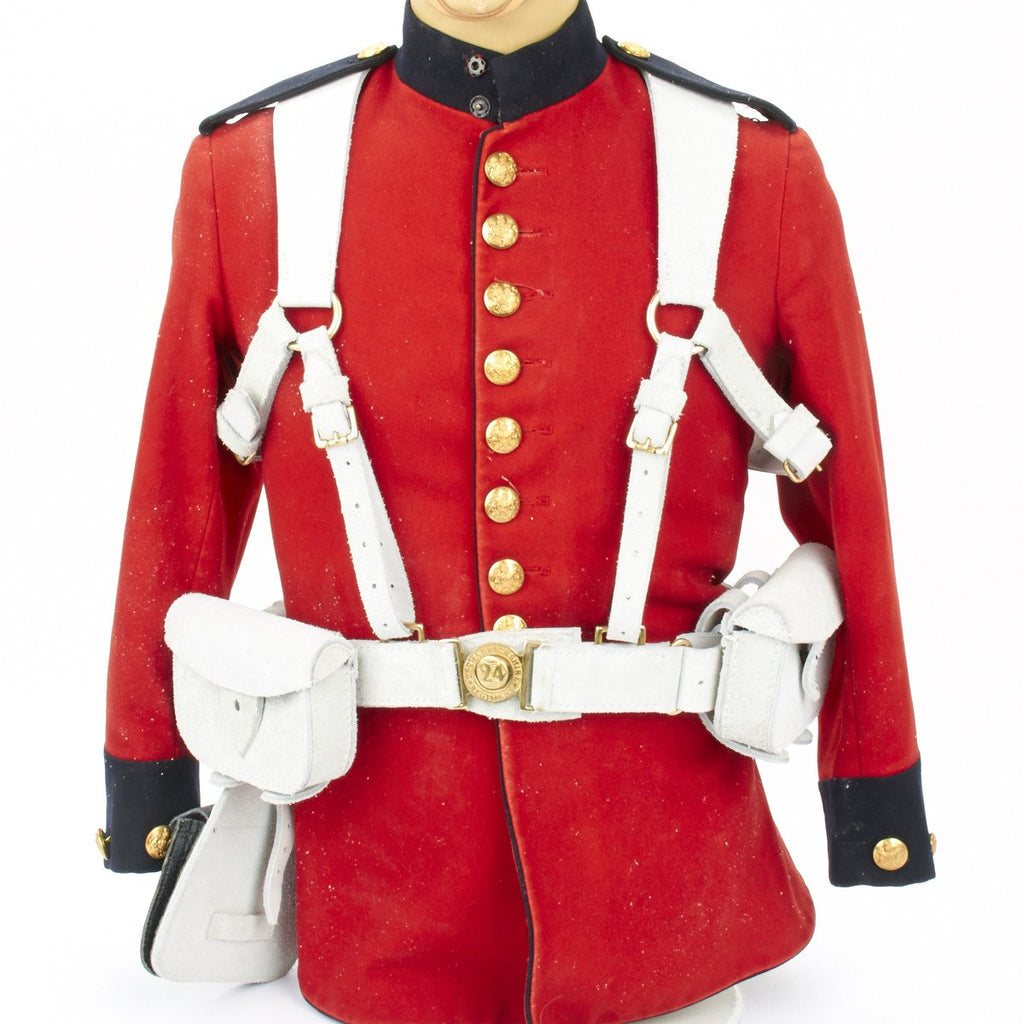 British 1871 Valise Equipment in Buff White Leather New Made Items