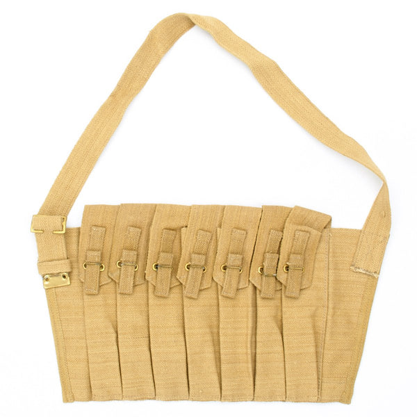 équipement Para Commando Collection Britannique WWII Sten Gun Sept Pocket Magazine Bandolier Longueur Sangle 35 Pouces Laiton équipement Para Commando Collection Britannique WWII Sten Gun Sept Pocket Magazine Bandolier Longueur Sangle 35 Pouces Laiton