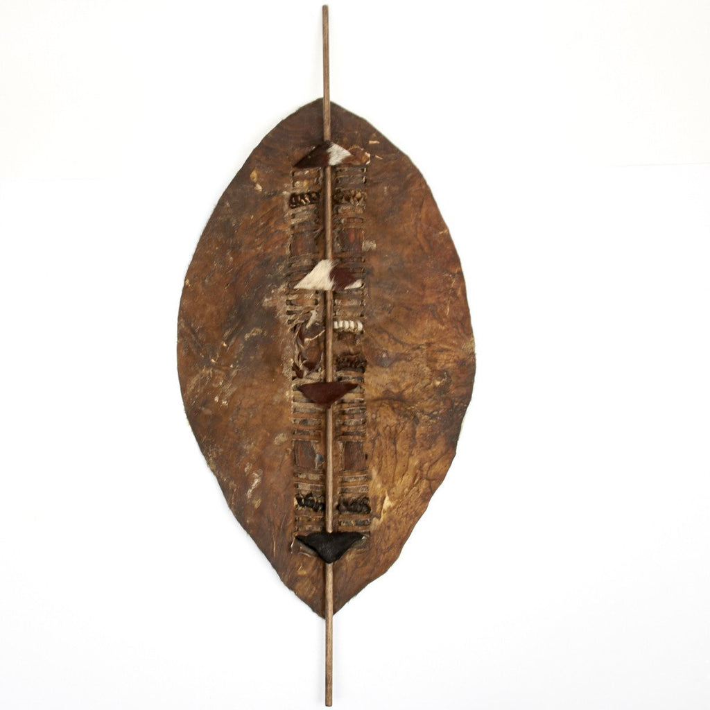 Zulu War Isihlangu Cow Hide Battle Shield – International Military Antiques
