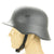 German WWI M18 Steel Ear Cut Out Helmet with Leather Liner New Made Items