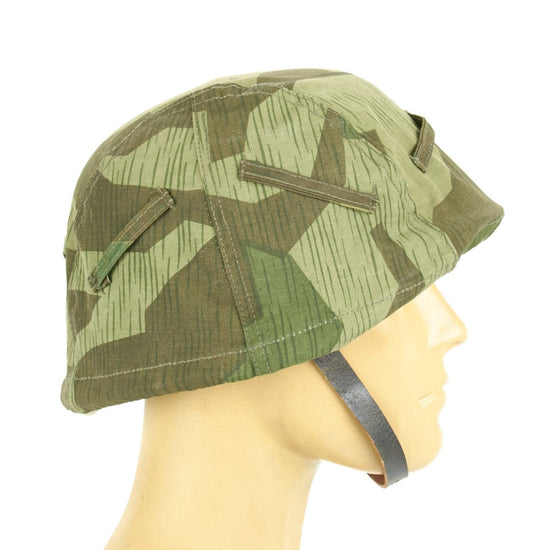 German WWII Splinter Pattern Helmet Cover M35, M40, M42 New Made Items