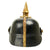 Imperial German Spiked Pickelhaube Helmet: Black & Gold- ANTIQUED GRADE 2 New Made Items